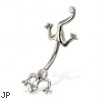 Lizard Belly Button Ring