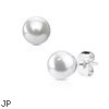 Pair Of Pearl 316L Surgical Steel Earring Studs