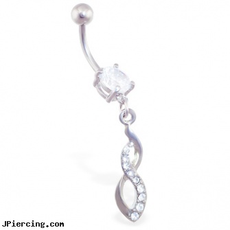 Belly ring with jeweled twisted dangle, sari salwar belly india jewelry, 14 gauge belly button rings, bezel-set diamond belly rings, what is penis ring used, male stripper cock ring